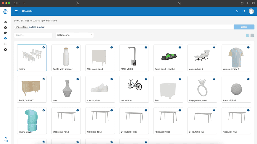 Upload Your 3D Models