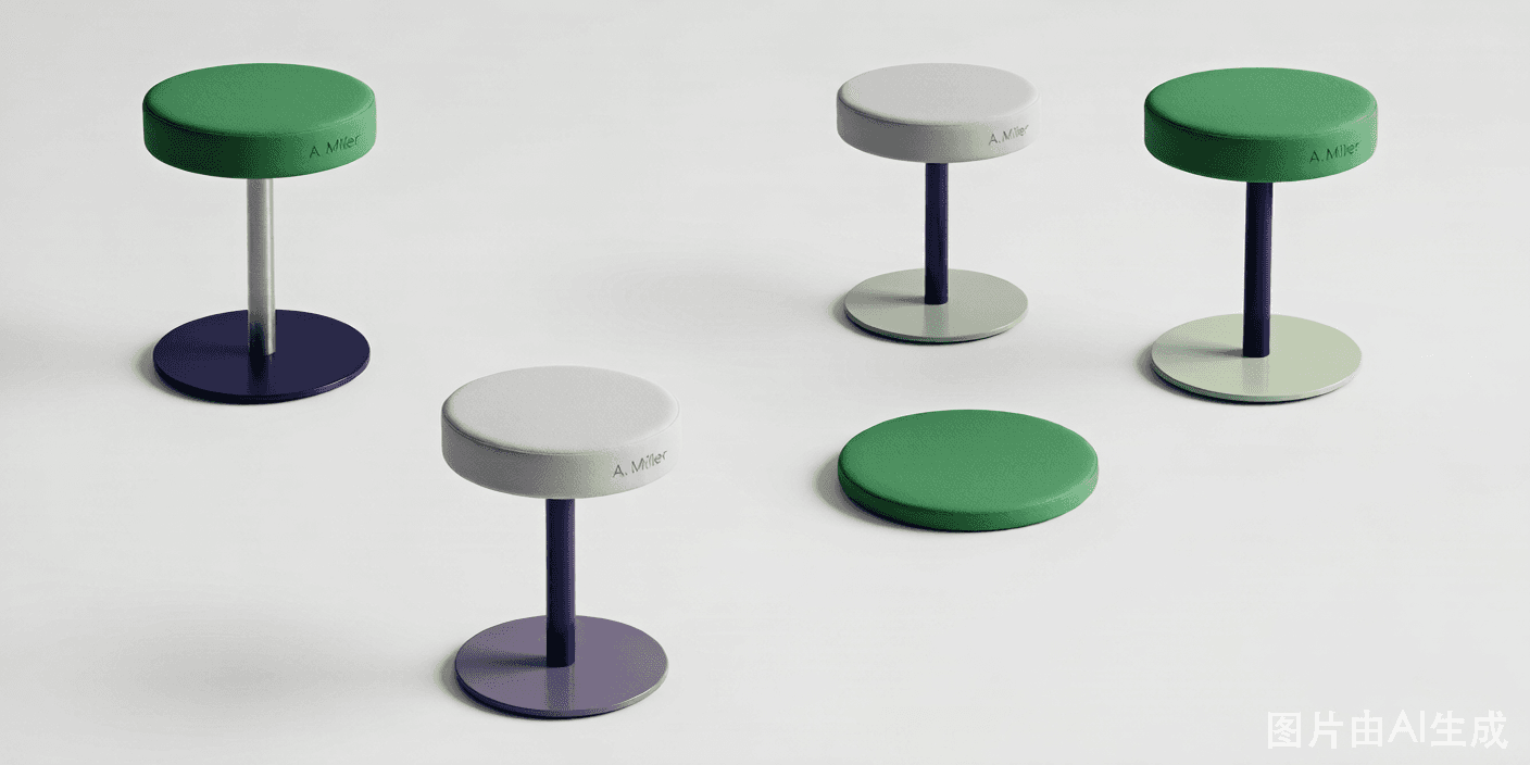 Custom 3D product configurator showing multiple personalized variants
